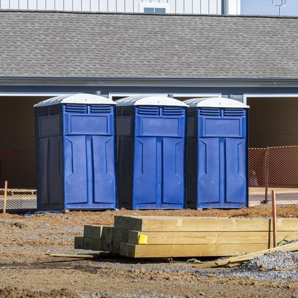 Heavy-duty construction site porta potty in Waycross, Georgia